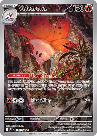 Volcarona (Black Bolt 100/086)